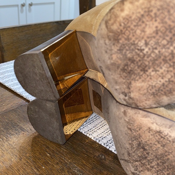 Tory Burch Suede Ankle Boots - Picture 8 of 10